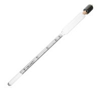 PartyKindom Hydromètre Densimètre Compteur de Liquide en Verre pour Pétrole Diesel Boue Mesure de Gravité Spécifique Outil de Test Laboratoire Production Industrielle Appareil de Mesure de