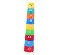 PartyKindom Jouets pour Lapin Tasses à Empiler Tasses De Nourriture pour Lapins De Jouets De Jardin