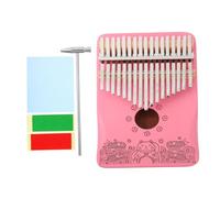 PartyKindom Kalimba Piano à Pouce Portable Touches Mbira Instrument Musique et Agréable pour Adultes