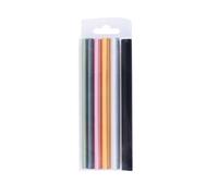 PartyKindom Kit de Manucure 2 Sets 12 Bâtonnets en Aluminium Solides et Portables pour Modelage D'ongles French Nail et Manucure Professionnelle