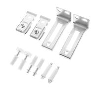 PartyKindom Kit de Réparation Quincaillerie Porte Pliante Pivot Inférieur et Roulettes Durables Compatible Portes Coulissantes Pliantes et Bifold Glissement et Installation Facile