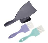 PartyKindom Kit de Teinture pour Cheveux Planche et Brosse 3pcs en Plastique Réutilisable pour Coloration Facile, pour Salon Professionnel et Teinture Capillaire Maison