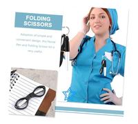 PartyKindom Kit Infirmière Stylo Marqueur Ergonomique et Ciseaux de Sécurité Pliables Léger et Portable pour Soins Infirmiers