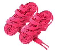 PartyKindom Lacets Cirés de Hockey et Patinage de Lacets de Patins à Glace Couleur Rose Accessoires de Sport Durables pour Patins et Baskets