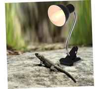 PartyKindom Lampe Chauffante Reptile Réglable avec Jour Large pour Tortue et Lézard Support pour Lumière de Basking Compatible Maintien Température Animal