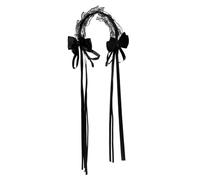 PartyKindom - Lolita Pour Femme Avec Et Rubans Coiffe De Cosplay Pour Fille Accessoire De Cheveux Pour Chambre De Demoiselle Honneur