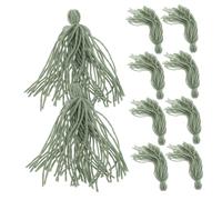 PartyKindom Lot de 10 Serpillières De Ponte pour Poissons : Accessoires pour Crevettes D'aquarium, Herbe De Ponte Flottante pour Poissons, Serpillière De Ponte pour Habitat, Décorations