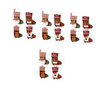 PartyKindom Lot de 16 Plateaux pour Décoration De De Noël Décorations De De Noël Ornements D'Arbres De Noël pour Camion d'arbre De Noël Décorations D'Arbres De Noël en