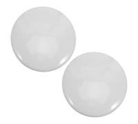 PartyKindom Lot de 2 Bouchons de Lavabo en Céramique Blanc pour Évier et Bassin, Contrôle de L'écoulement d'eau, Joint Étanche Cuisine et Salle de Bain