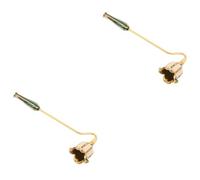 PartyKindom Lot De 2 Éteignoirs De Bougie Rétro en Émail avec Couvercle De Bougie Bougeoirs d'arbre Bouchon À Clip Kit De Lampe Chauffante Outil De Mise en Place Chandelier