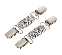 PartyKindom Lot De 2 Pinces à Foulard En Alliage Métallique, Boucle Fixe Décorative Pour Écharpe, Accessoire Mode Garçon Et Filles, Décoration Vêtements, Style Cartoon, Taille Petite