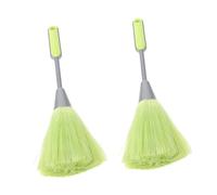 PartyKindom Lot De 2 Plumeaux De Nettoyage pour Clavier Et Brosse Dépoussiérante Multifonction, Léger Et Précis, Usage Domestique Et Bureau, Fibres Douces, Taille Compacte, Couleur Grise