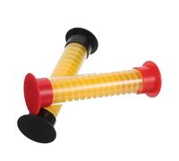 PartyKindom Lot de 2 Sabliers Sonores 5 Secondes pour Jeux de Société Minuteurs Multifonctions 13 CM Bouchons Rouge et Noir Accessoires Ludiques pour Garçon et Filles et Animations de