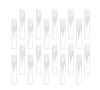 PartyKindom Lot De 20 Flacons De Parfum 2 Ml Miniatures En Pp Transparent Antidérapants Pour Cosmétiques Portables Voyage