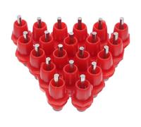 PartyKindom Lot de 20 Tétines Automatiques pour Abreuvoirs à Poules, Buveurs à Ressort Anti-gaspillage, Compatibles Poulets et Volailles, Matériel D'abreuvement Pratique pour Élevage