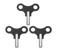 PartyKindom Lot de 3 Clés à Bobiner en Métal Robustes, Outil Mécanique D'horlogerie pour Réparation D'horloge Domestique, Accessoires Pratiques pour Clés Remontoir, Usage Horloger Précis