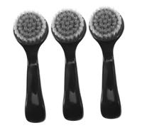 PartyKindom Lot De 3 Mini Éponges Nettoyantes En Corne Nettoyantes Et Moussantes Pour Le Visage Pour Le Quotidien Portables Pour Le Voyage En Nylon Et Laine Noires