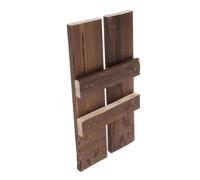 PartyKindom Lot De 4 Planches Décoratives Vintage en Bois pour Aquarium Accessoires pour Aquarium Décoration pour Aquarium