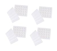 PartyKindom Lot De 4 Plateaux Pratiques Avec Couvercle 20 Compartiments Résistants Aux Chocs Pour La Maison Et Le Supermarché