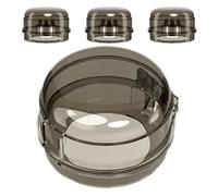 PartyKindom Lot de 4 Protège-boutons de Cuisinière à Gaz Noirs en Plastique, Couvercles de Protection Universels pour Sécurité Garçon et Filles, Housses Anti-manipulation Adaptées