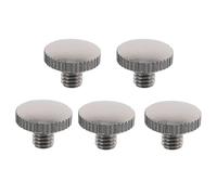 PartyKindom Lot de 5 Boutons à Vis pour Trompette, Vis de Fixation Métal Petite Taille, Accessoires pour t Bague Coulissante, Pièces Détachées pour Instrument à Vent, Usage Musical