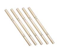 PartyKindom Lot De 5 Crayons à Sourcils Portables Double Embout Avec Pinceau, Mine Ultra-fine, Waterproof, Pour Maquillage Naturel Des Femmes, Usage Quotidien Et Voyage