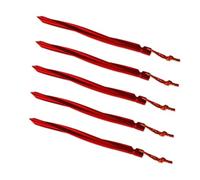 PartyKindom Lot De 5 Piquets avec Corde À Vent Piquets De Tente en Polypropylène Piquets