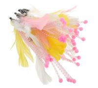 PartyKindom Lot de 8 Jouets à Plumage Interactifs pour de Jeu Solide Cloche Remplacements pour Éveiller L'Instinct de Chasse et Jeu