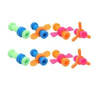 PartyKindom Lot de 8 Jouets Éducatifs à Vis Colorés pour Garçon et Filles, Petit Format, Jouet de Décompression Anti-Stress, pour Jouer la Maison Voyage Couleur Aléatoire