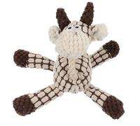 PartyKindom Mâcher Peluche Animal pour Chien et Interactif Dentaire Sonore pour Chiots et Petits Chiens Stimulant Intérêt des Animaux de Compagnie