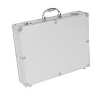 PartyKindom Mallette à Outils Aluminium Boîte De Rangement pour Et Cosmétiques Mallette De Voyage Légère Et Portable