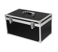 PartyKindom Mallette De Transport Boîte à Outils Aluminium Conteneur Instruments avec Insert Mousse Charnières Résistantes Aux Chocs