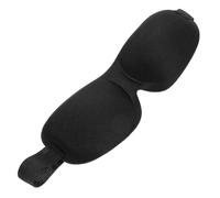 PartyKindom Masque De Sommeil Cache-yeux Confortable Pour Voyage Blocage Lumière Design Sans Pression Pour Sommeil Rapide Noir