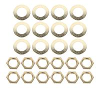 PartyKindom mécanisme de remplacement d'horloge 1 Set pièces de mouvement d'horlogerie rondelles écrous en métal et caoutchouc pour fixation d'horloge murale à quartz et assemblage DIY