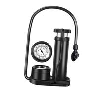 PartyKindom Mini Pompe à Pied Portable Haute Pression avec Manomètre Pompe à Air et Compacte pour Ballons et Autres Usages Polyvalents Pratique et Durable