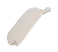 PartyKindom Mini Porte-Monnaie Small Change Purse Pochette de Rangement de pièces Portefeuilles pour Filles Petit à Monnaie Portefeuille de Filles Pochette de Monnaie Peau de Vache Blanche