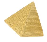 PartyKindom Mini Pyramide Égyptienne en Résine Décoration Vintage Figurine Pyramidale Accessoire de Bureau Unique pour Amateurs d'Histoire pour Décoration Intérieure