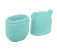 PartyKindom Moule à Glaçons Visage en Silicone Bleu Compact Masseur de Glace Manuel pour Massage Facial et Soin Peau Visage Usage Voyage et Domicile