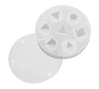 PartyKindom Moule Silicone Résistant Haute Température Formes Polyédriques pour Dés de Jeu et Création Artisanale Résine