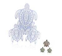 PartyKindom Moule Silicone Tortue de Mer pour Art Mural et Dessous de Résistant Flexible pour Époxy et Loisirs Créatifs DIY