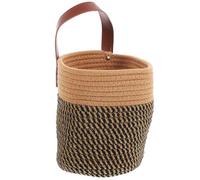 PartyKindom Mural Tressé Cache Pot Décoratif pour Fleurs pour Plantes Rangement Mural Polyvalent pour Maison Jardin Balcon Style Champêtre