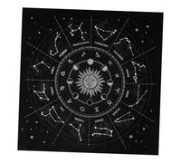 PartyKindom Nappe Tarot Divination Doux Antidérapant Protection pour Cartes Astrologie et Oracles Décoration Mystérieuse pour Jeux de Cartomancie et