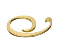 PartyKindom Numéro de porte en cuivre, 1pc, plaque moderne, étanche, autocollant, pour maison, adresse et chambres d'hôtel, chiffres 0-9