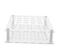 PartyKindom Organisateur Maquillage Acrylique Transparent Emplacements Support à Stable Design Moderne Rangement Cosmétiques Tube Élégant Robuste