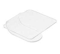 PartyKindom Palette de Mélange Design Moulé Intégré Acrylique Multi-usage Outil Transparent pour Manucure et Peinture pour Vernis à Ongles et Rouge à Lèvres
