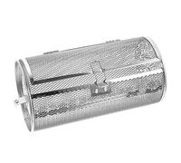 PartyKindom Panier à Rôtissoire Acier Inoxydable Compatible Four Et Friteuse à Air Cage Rotative Verrouillage Sécurisé pour Cuisson De Cacahuètes Et Châtaignes