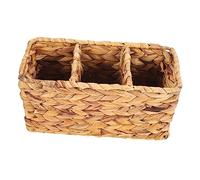 PartyKindom Panier de Rangement Tressé Multifonctionnel pour Salle de Bain et Cuisine Organiseur Décoratif Jacinthe Eau pour Petits Objets et Décoration de Maison