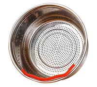 PartyKindom Panier Vapeur Acier Inoxydable pour Cuisson Riz Support Vapeur Électrique Antibrûlure avec Poignée Isolante pour Cuisine Maison et Restauration