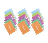 PartyKindom Papier Séparateurs 15cm de Recettes de Fiches Russes 18 Pcs | Organisation Claire, Impression Haute Définition, Résistante à Décoloration, Cuisine et Mariage