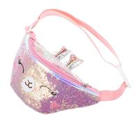 PartyKindom Paquet Banane Chat Dessin Animé pour Garçon et Filles, Paquet Bandoulière Rose en Pu, Grosse Capacité Multifonction, pour Festivals et Promenade de Chiens Style Style Aléatoire